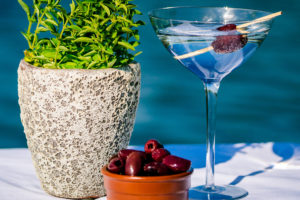 Mediterranean Martini with Greek inspired gin